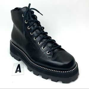 JIMMY CHOO olby Crystal Welt Platform Boot sz 9.5